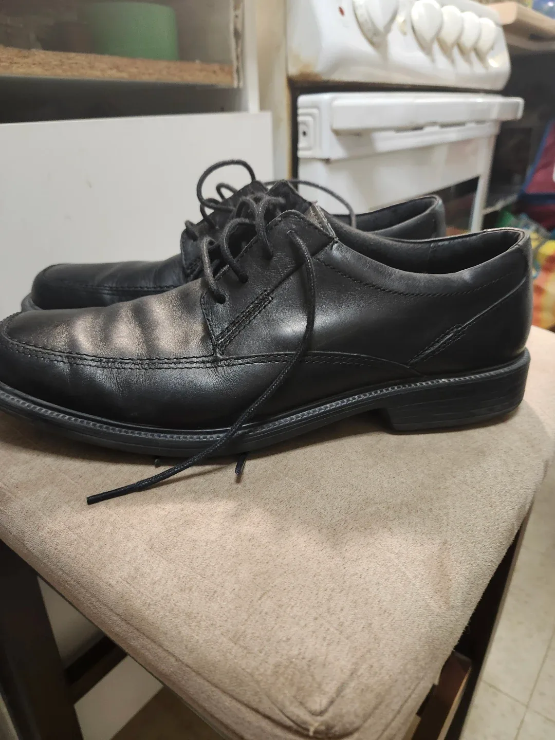 Black Bostonia  Leather Dress Shoes🥕