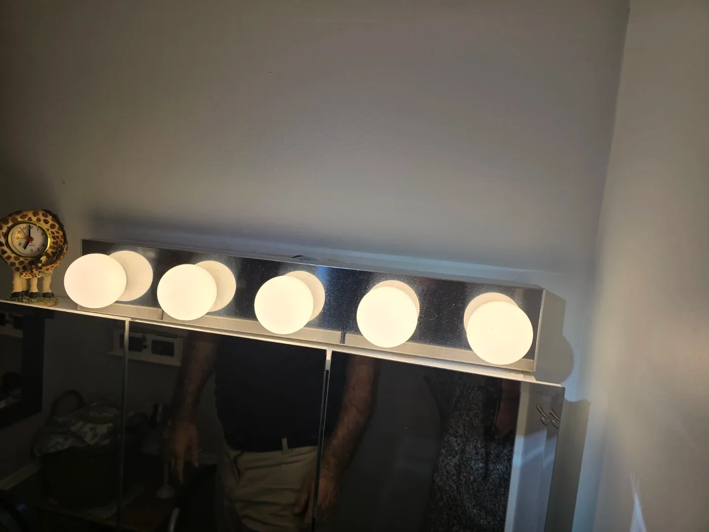 IKEA LEDSJÖ LED Wall Lamp, Stainless Steel image indicator(2)