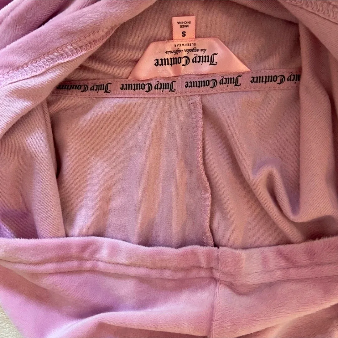 Juicy Couture Pink Velour Hoodie image indicator(6)