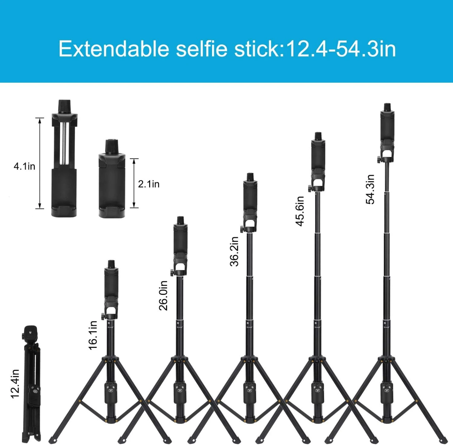 Yunteng VCT-1688 2in1 Portable Mini Cellphone Selfie Stick - photo 5