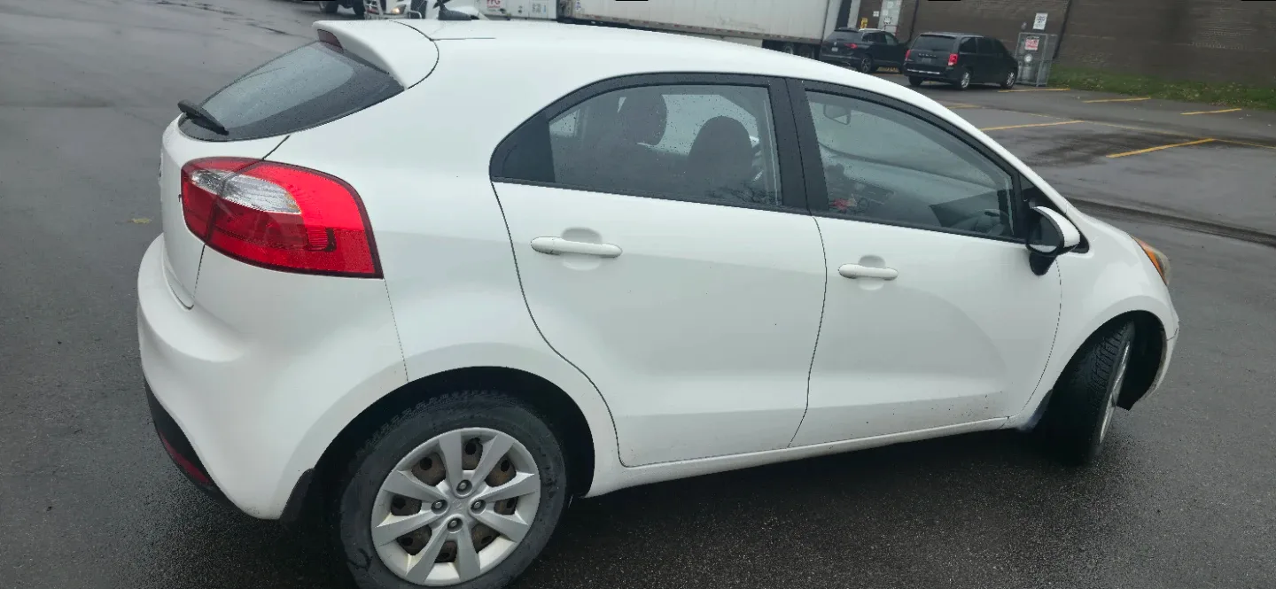 White 2014 Kia Rio 5-Door Hatchback image indicator(3)