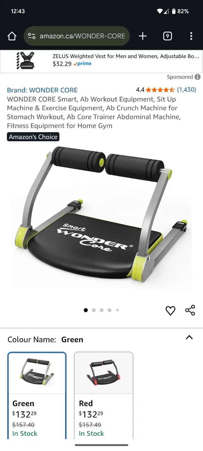 Smart Wonder core abs machine image indicator(3)