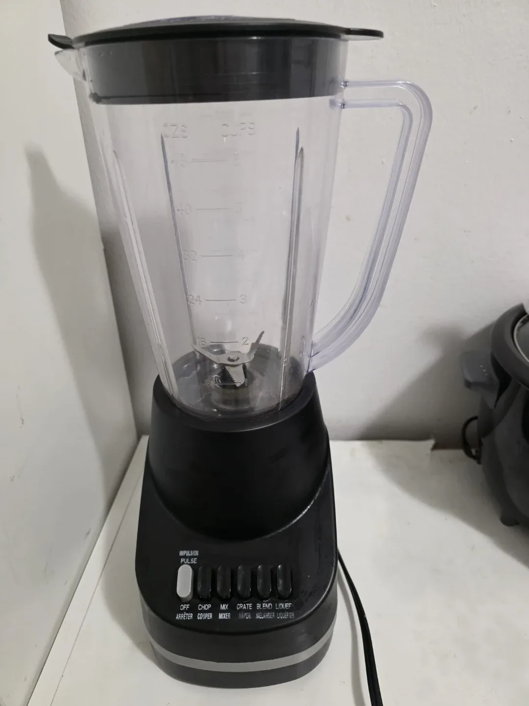 Black Kitchen Countertop Blender