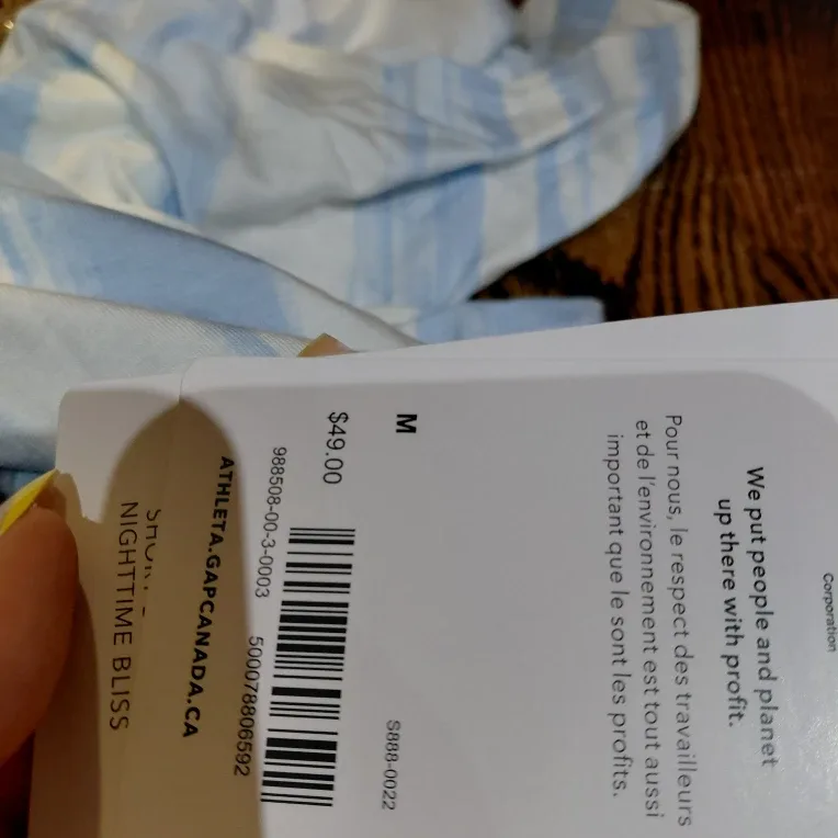 Athleta Shorts-Floral and sleep shorts striped and headband NEW image indicator(3)