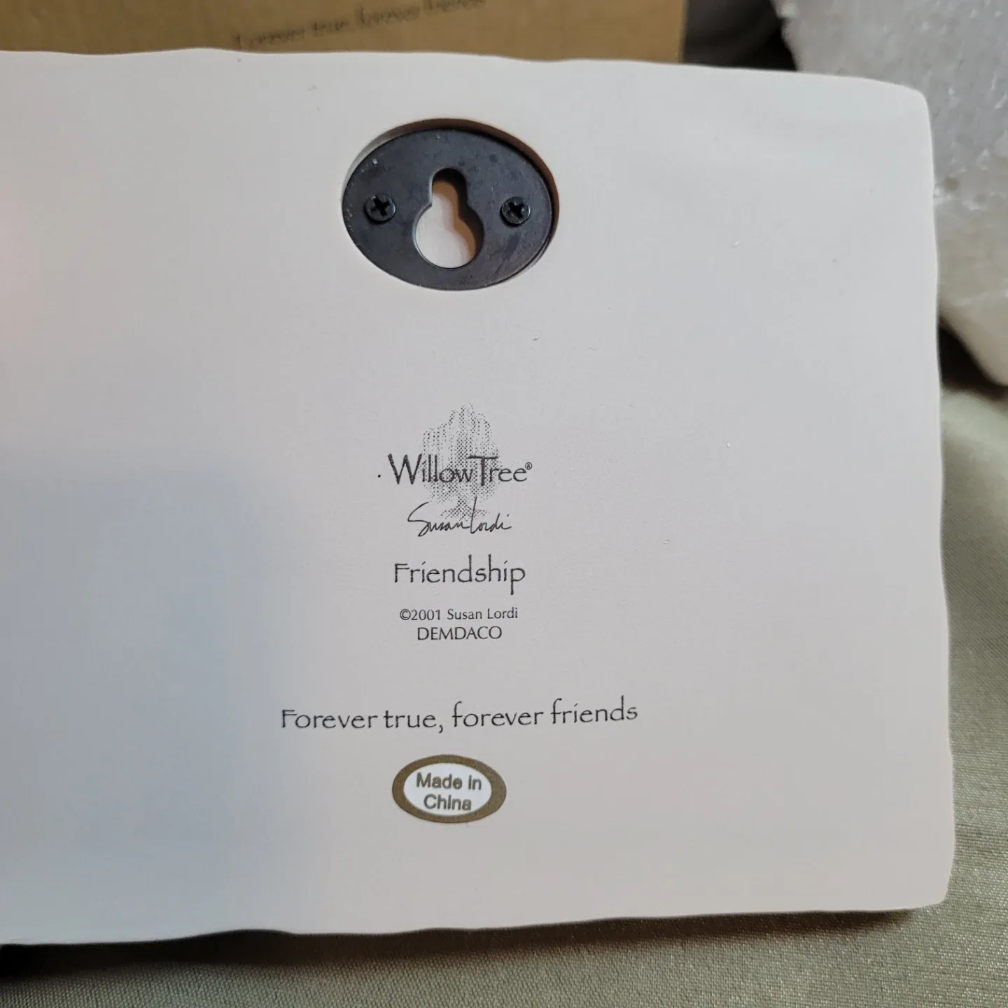 5" x 4" Willow Tree “Friendship“ Wall Decor Demdaco 2001 image indicator(7)