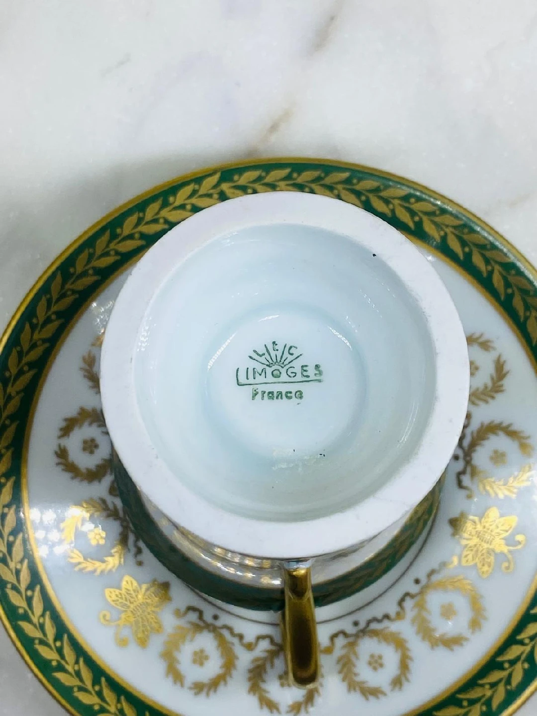 Chamart Limoges France Cup and Saucer - photo 3