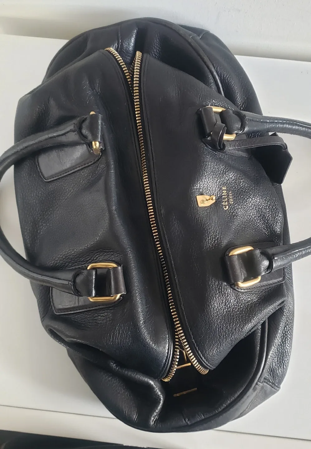 Vintage Celine Phoebe Philo Era Padlock Key Tote image indicator(7)