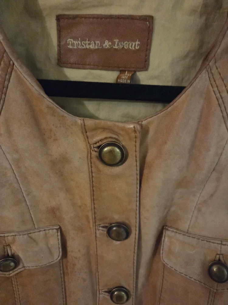 Tristan & Iseut Leather Jacket Size L