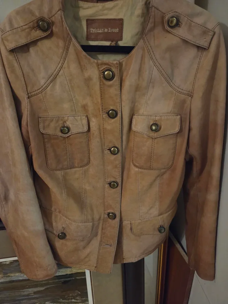 Tristan & Iseut Leather Jacket Size L image indicator(2)