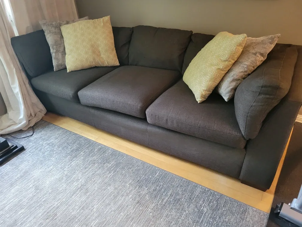 Dark Grey EQ3 Sofa / Sofabed