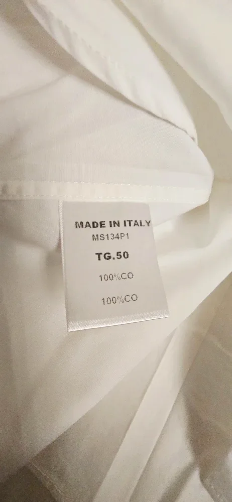 Joyce by Romeo Gigli White Shirt - Size 50 image indicator(4)