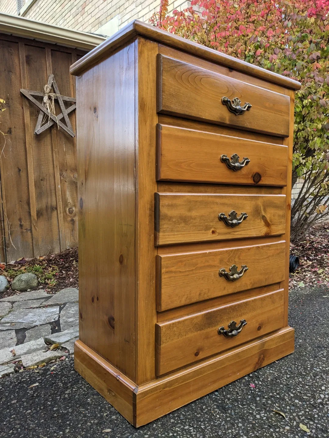 5 Drawer Tallboy Chest in Solid Pine image indicator(2)