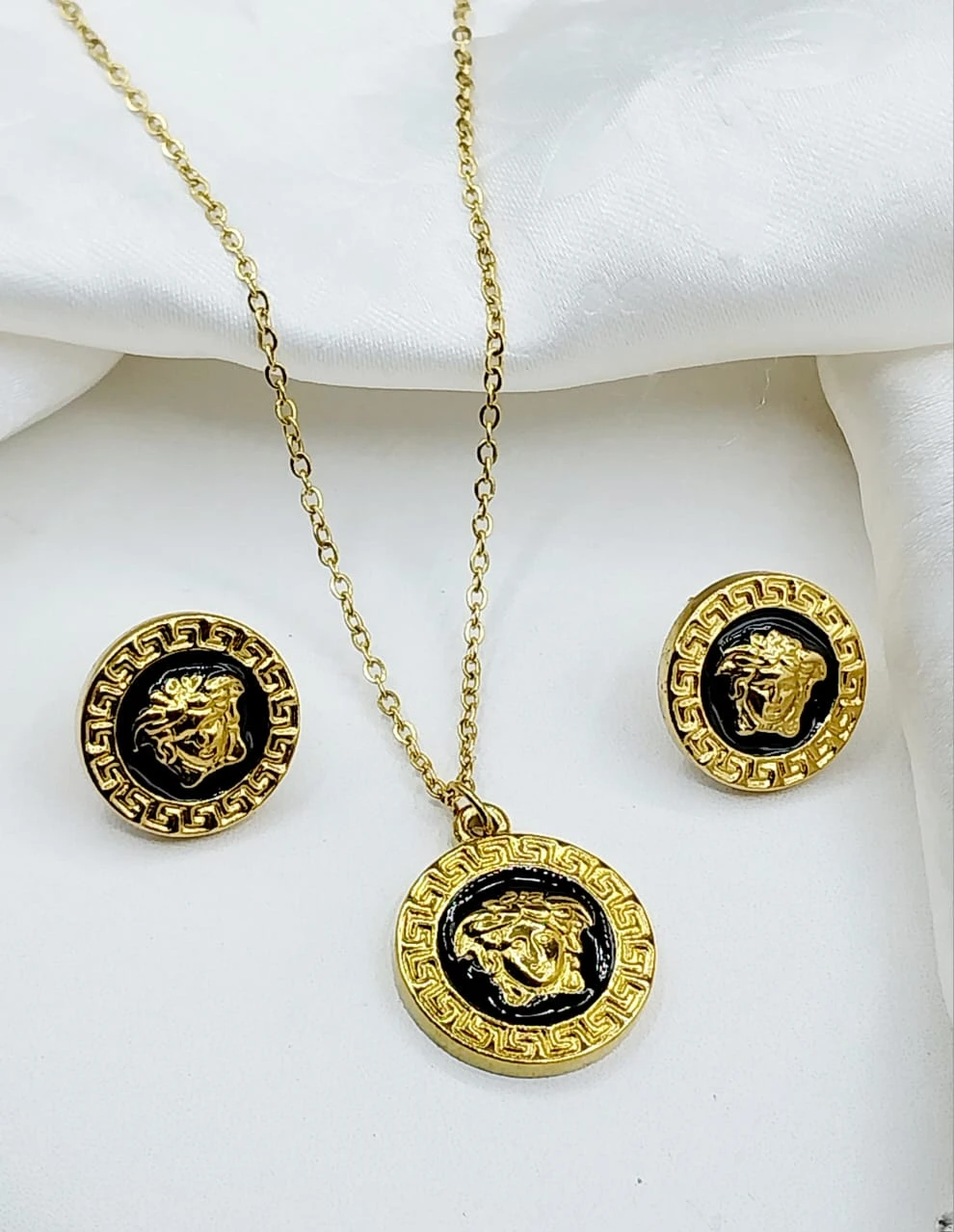 Designers gold Tone Necklace & Earring Set - photo 2