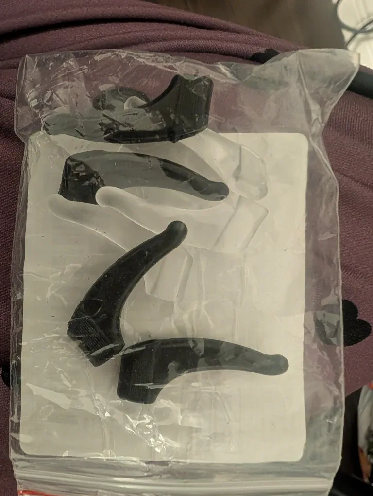 Eyeglass Temple Tip Covers - Anti-Slip