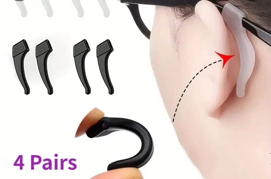 Eyeglass Temple Tip Covers - Anti-Slip image indicator(2)