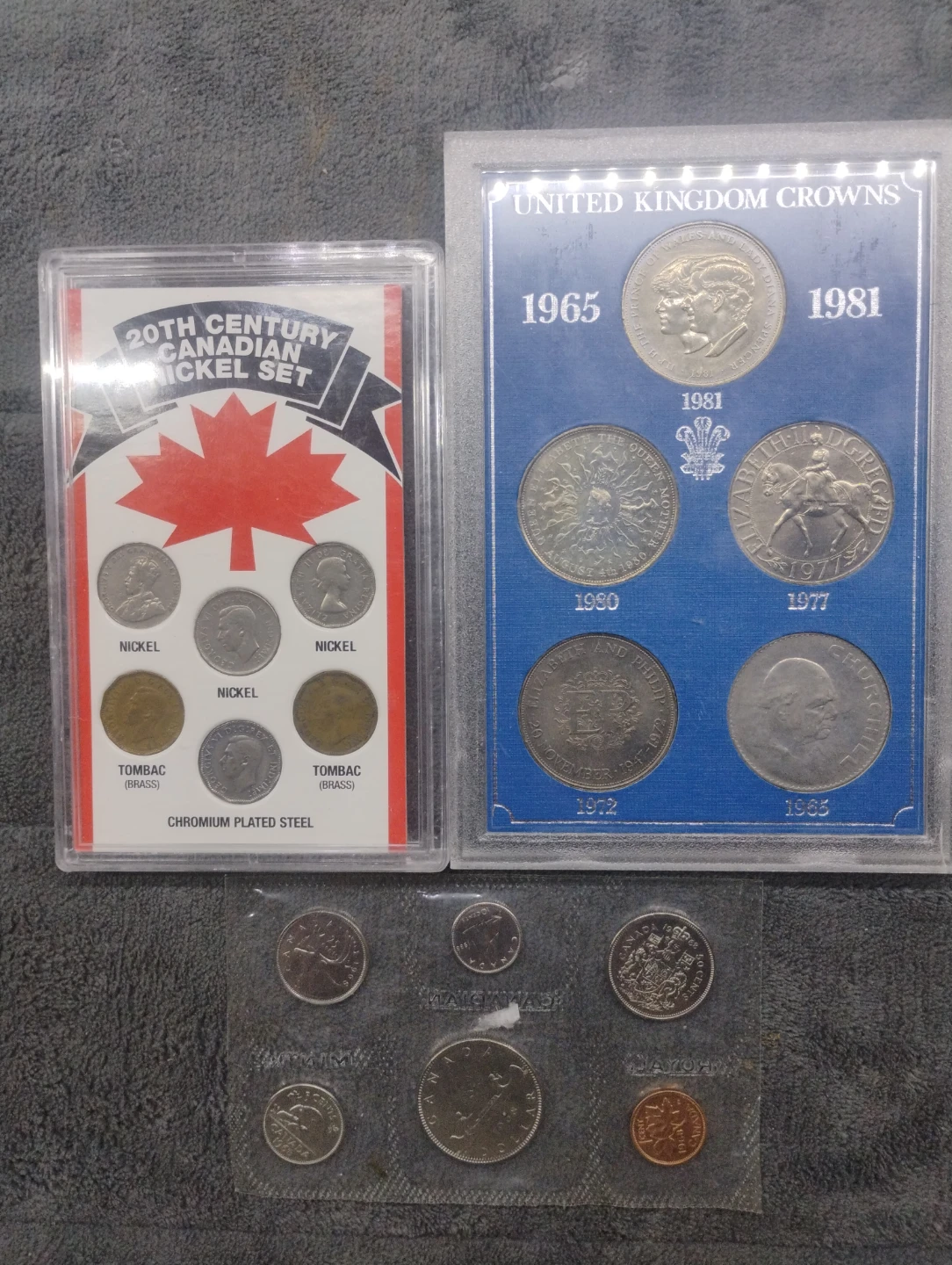 Canadian & UK Coin Sets