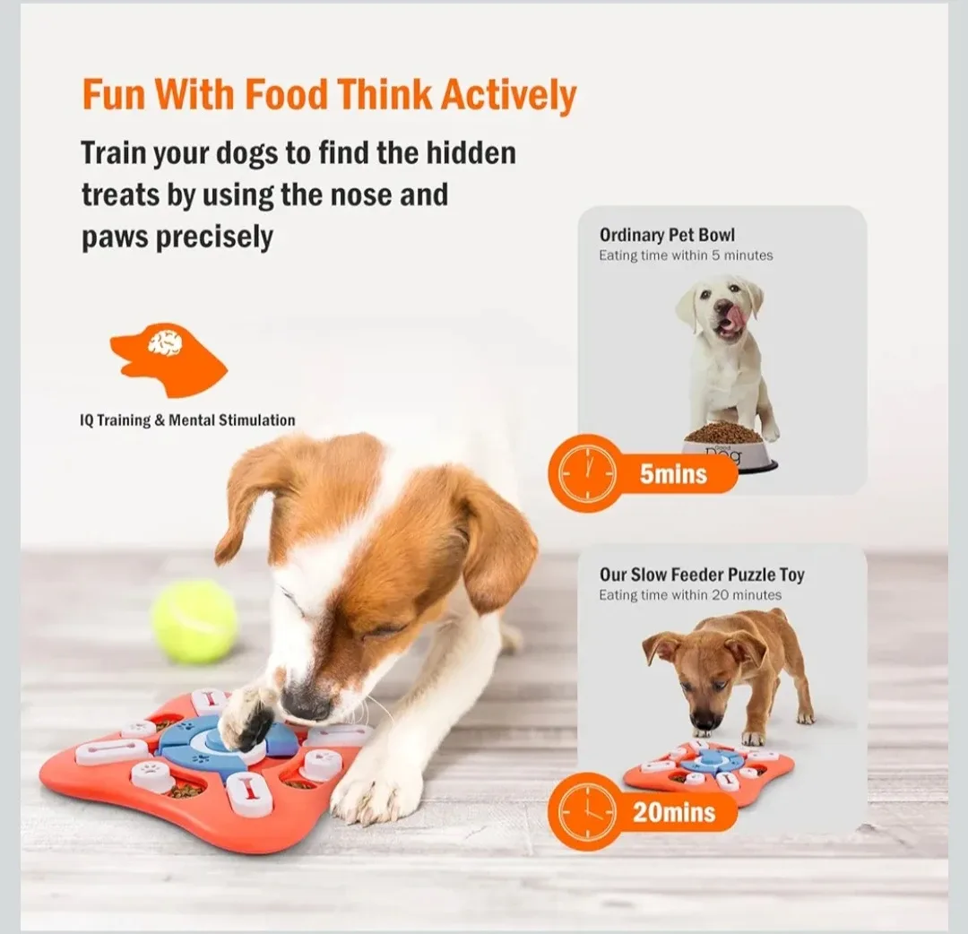 knitly Dog Puzzle Toys for IQ Training & Mental Enrichment,... image indicator(4)
