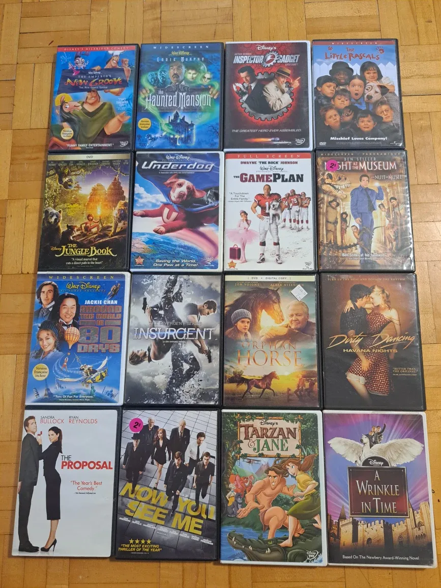 Mixed DVD Movies Lot