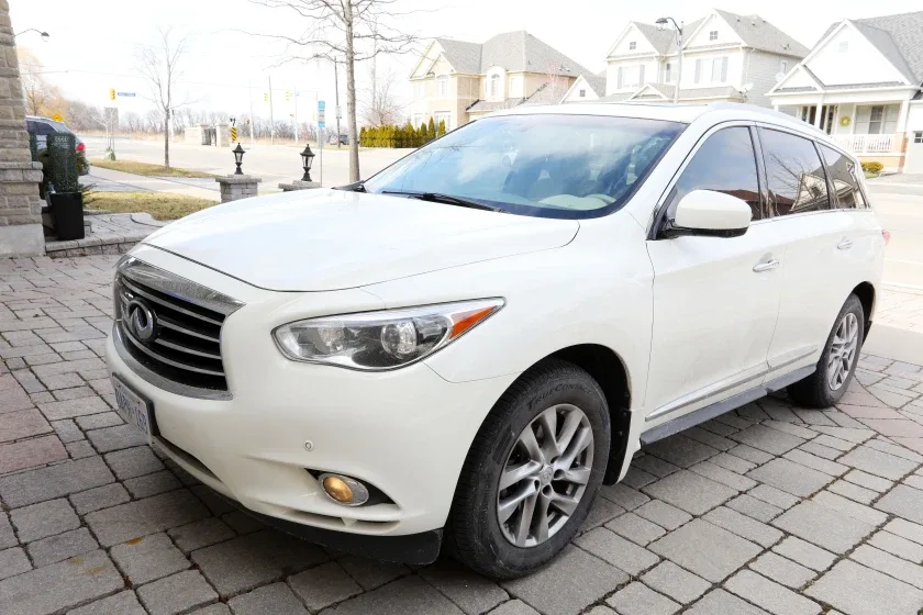 White 2013 infiniti QX60 SUV image indicator(8)