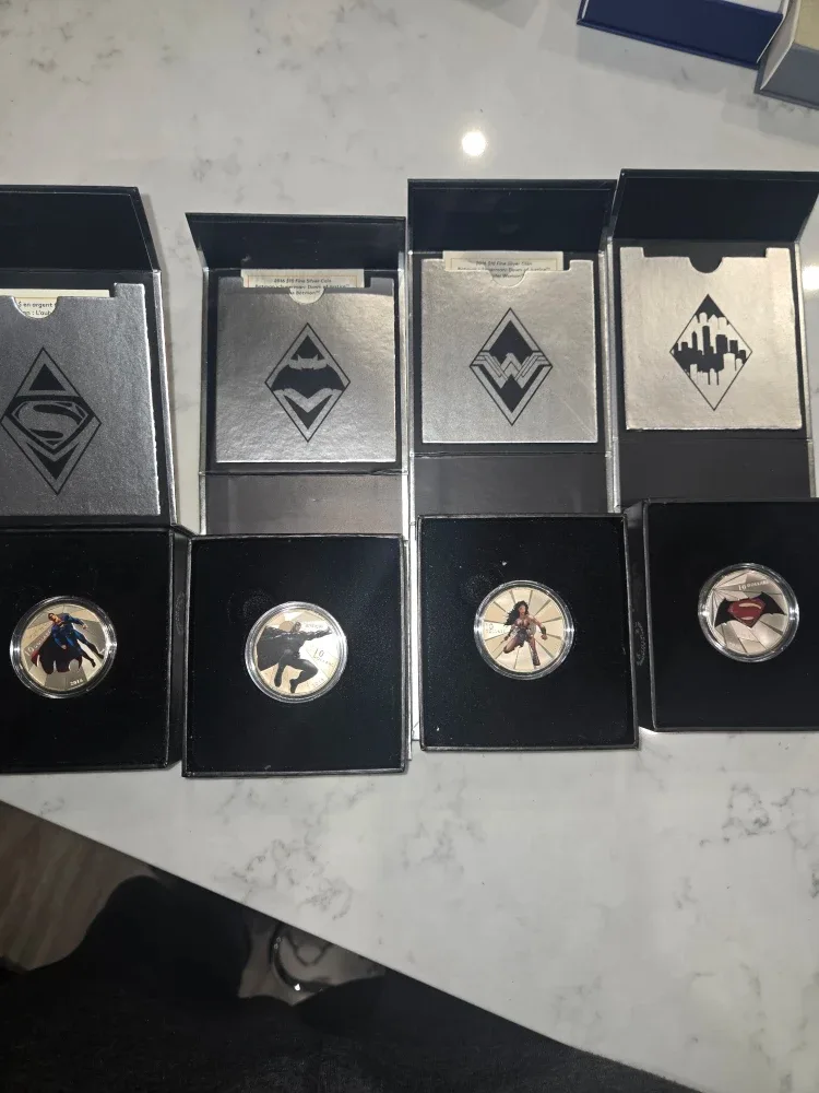 DC Comics 2016 Fine Silver Coins Set