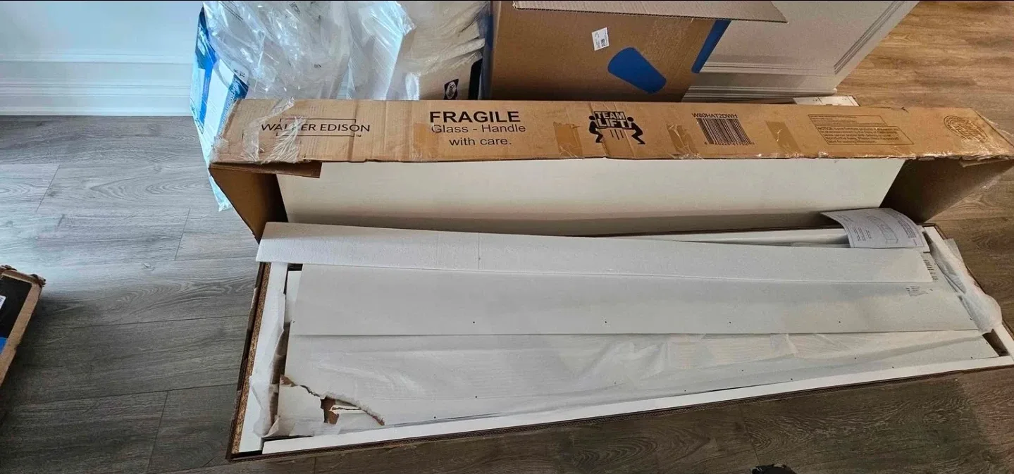 White TV Stand Media Console image indicator(8)