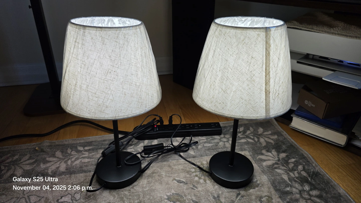 HAITRAL Bedside Table Lamp