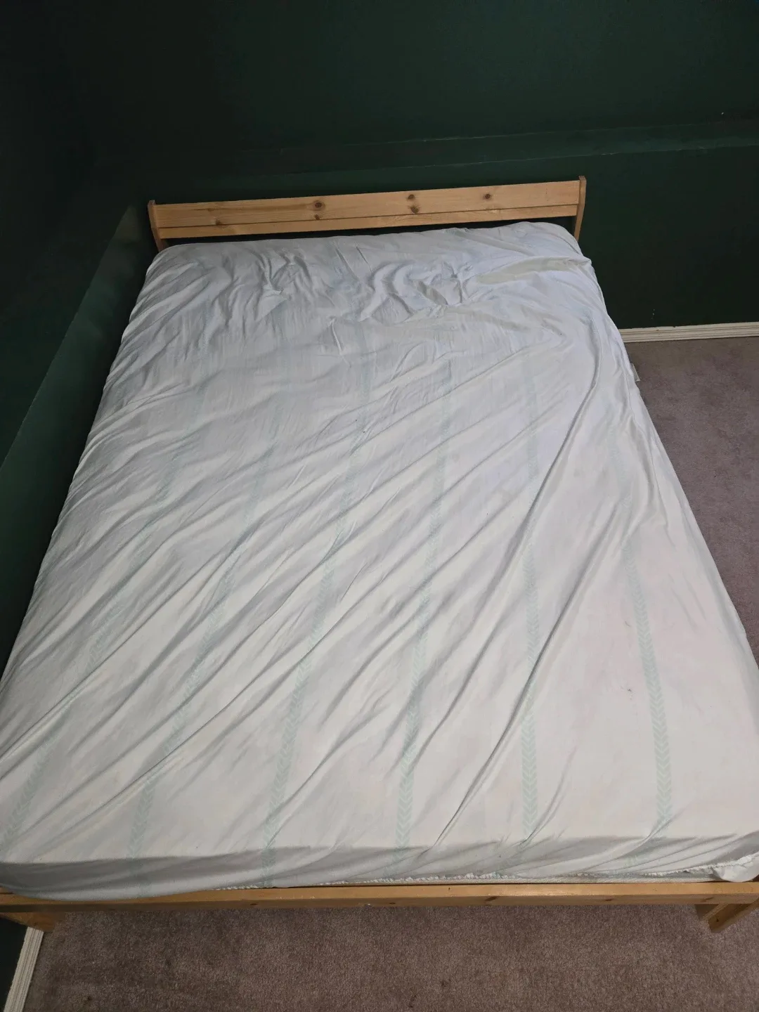 Bed frame Double size with mattress