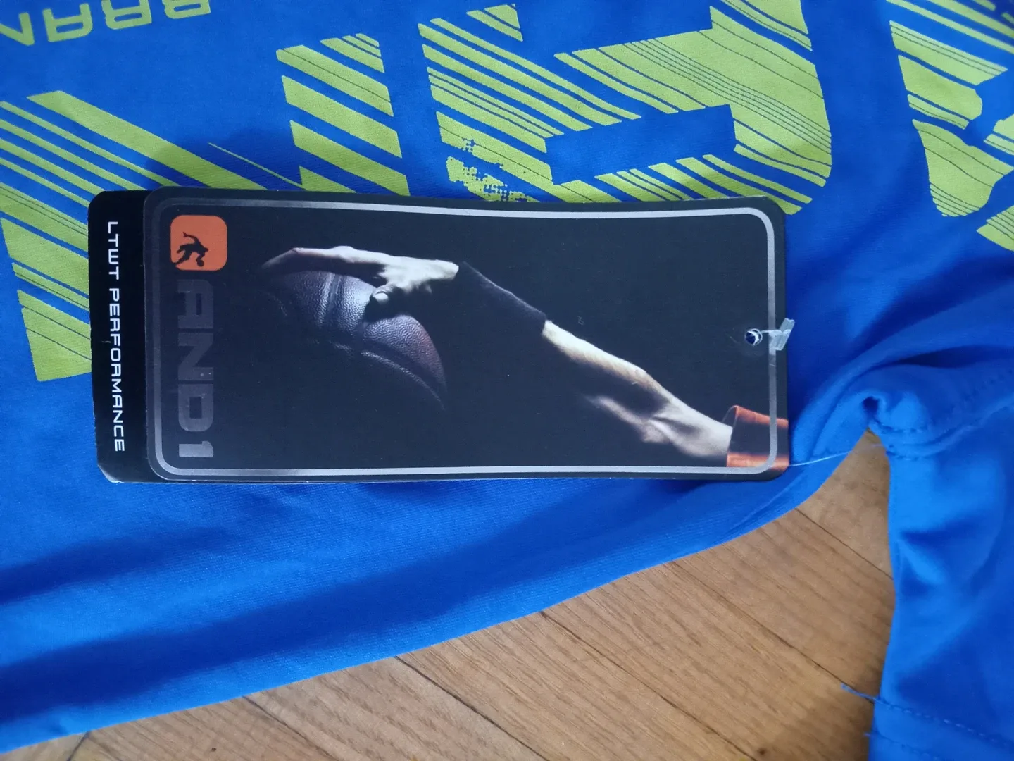 AND1 XS(4/5) Blue Basketball T-Shirt - New with Tag image indicator(2)