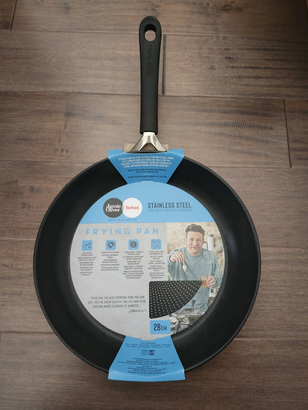 Jamie Oliver by Tefal Stainless Steel Frying Pan 28cm