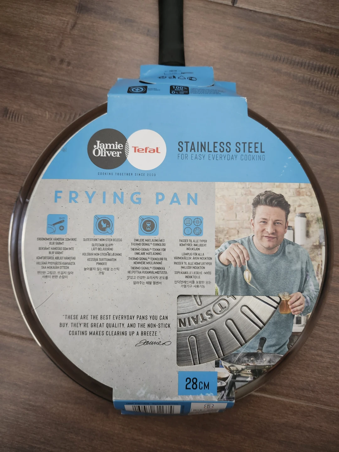 Jamie Oliver by Tefal Stainless Steel Frying Pan 28cm - photo 2