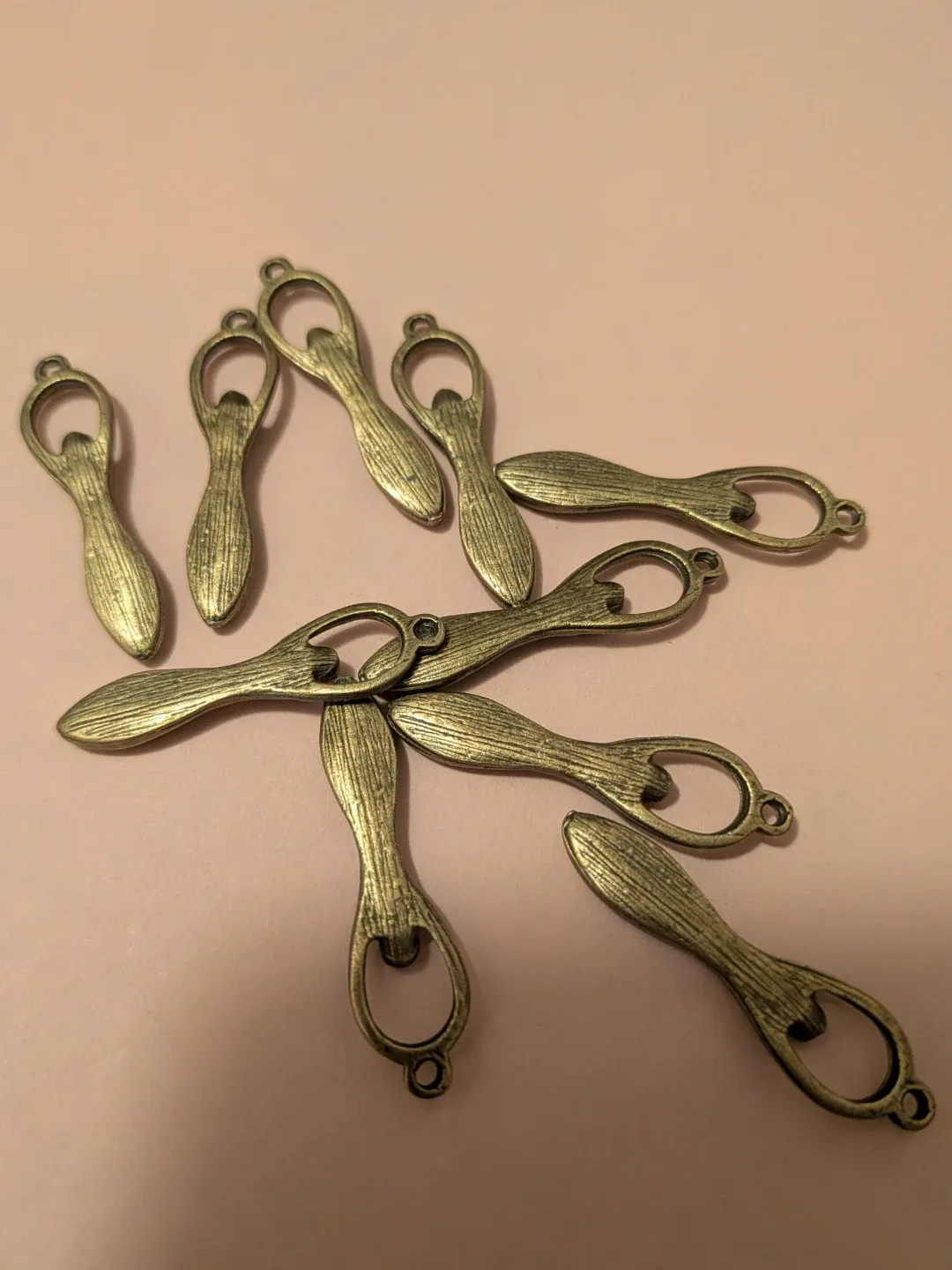 Ten new Goddess Charms - Bronze Tone image indicator(6)