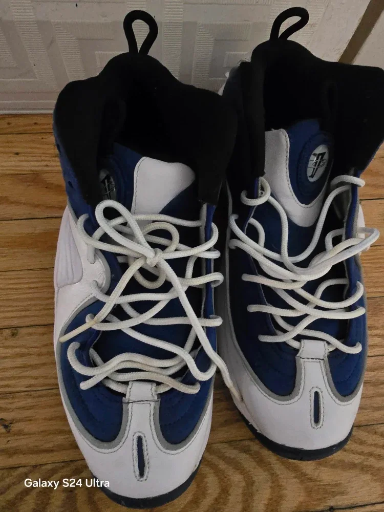 Nike Air Penny II Blue/White Sneakers