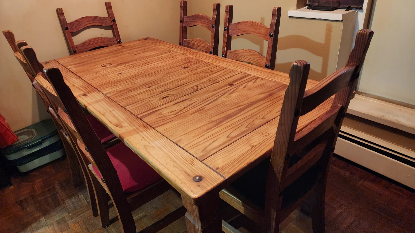 Pier 1 Imports Dining Table with 6 Chairs - photo 2