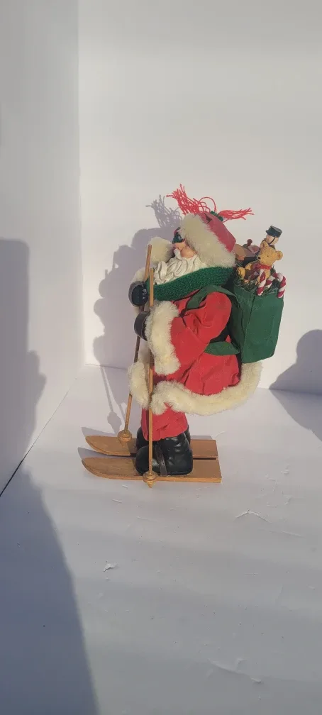 Santa Claus Skiing Figurine image indicator(4)