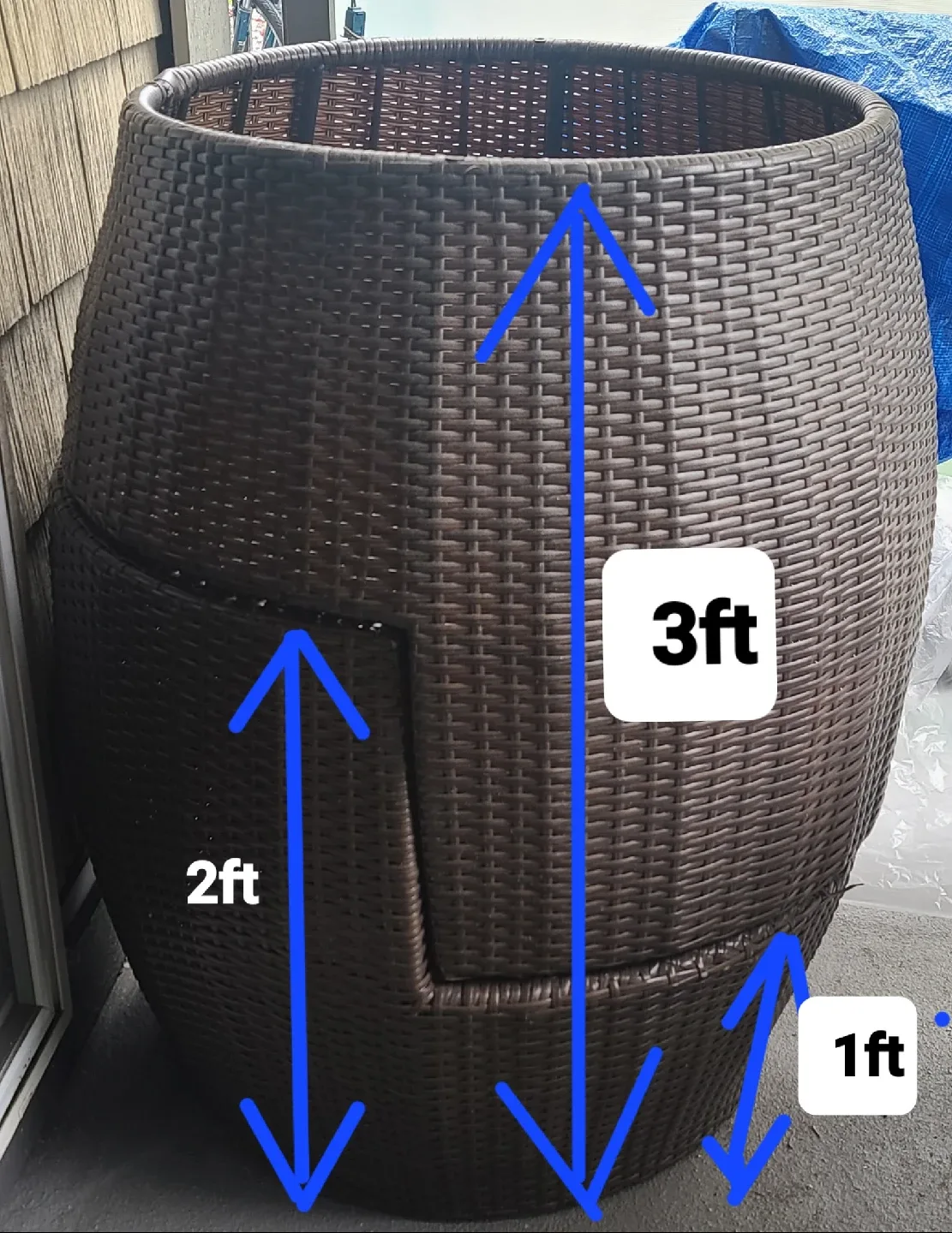 Wicker Indoor/Outdoor Patio Set - Brown image indicator(2)