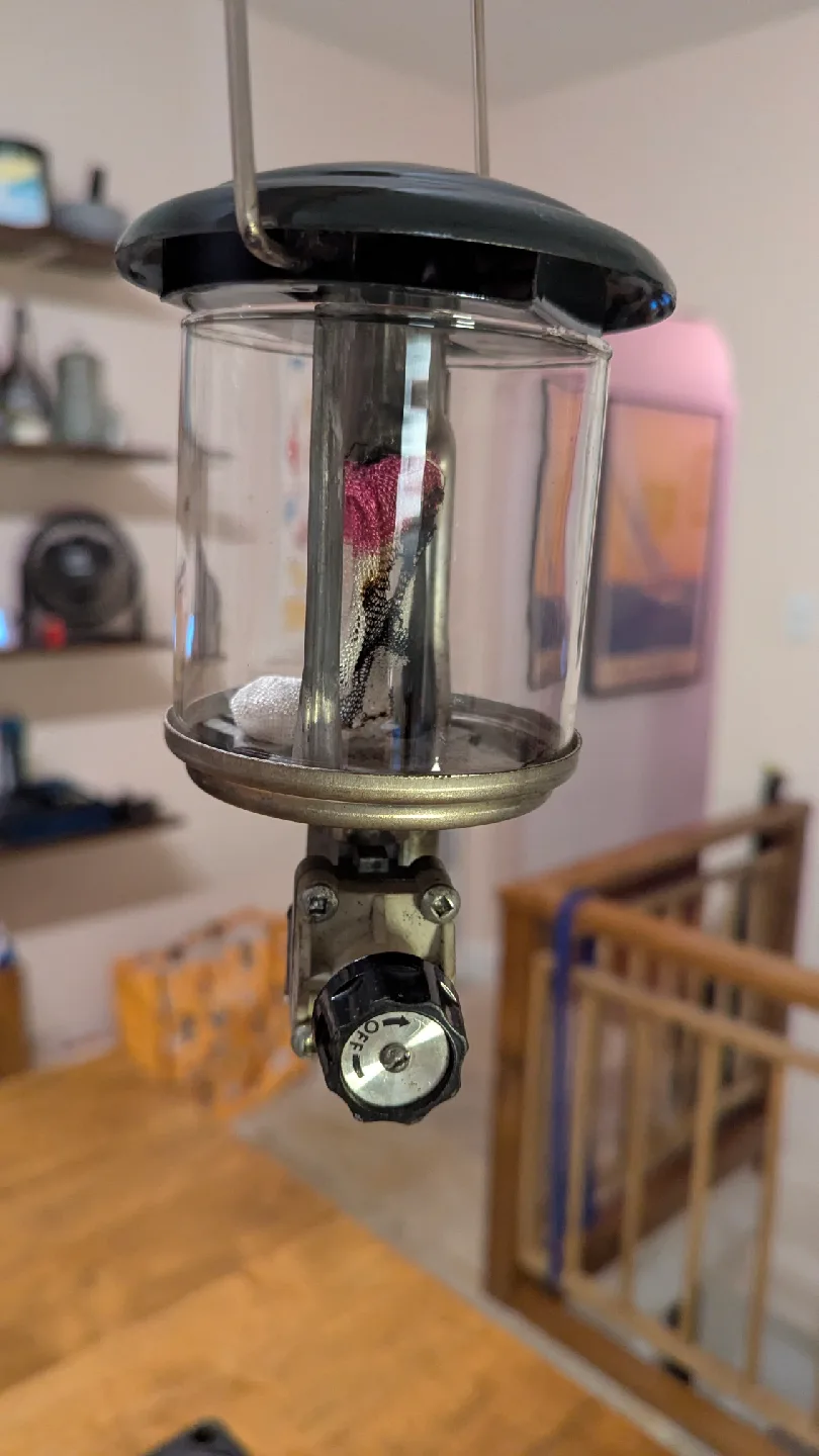 Coleman 5414-701 Portable Propane Camp Lantern w Case image indicator(2)