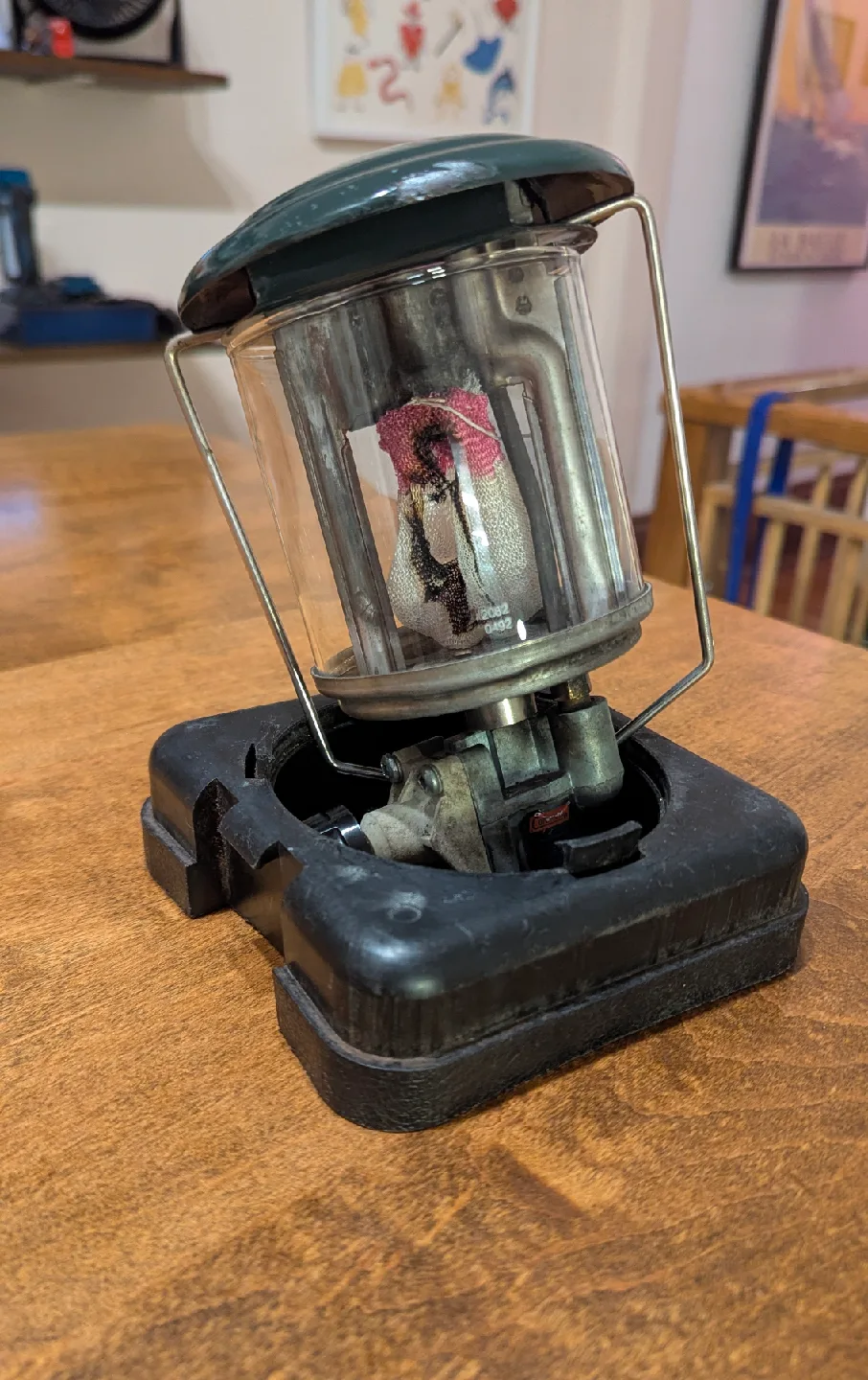 Coleman 5414-701 Portable Propane Camp Lantern w Case image indicator(3)