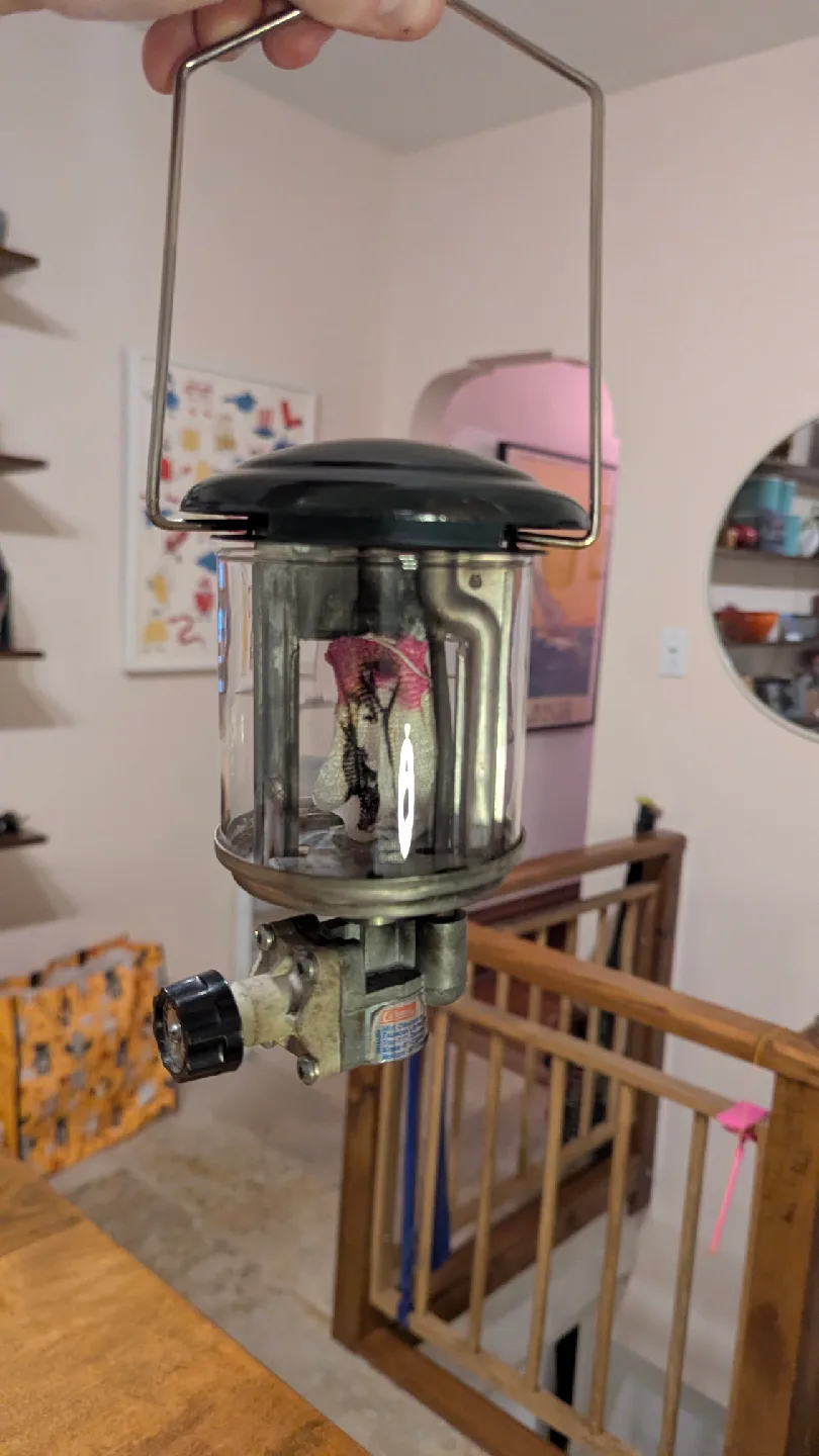 Coleman 5414-701 Portable Propane Camp Lantern w Case image indicator(4)