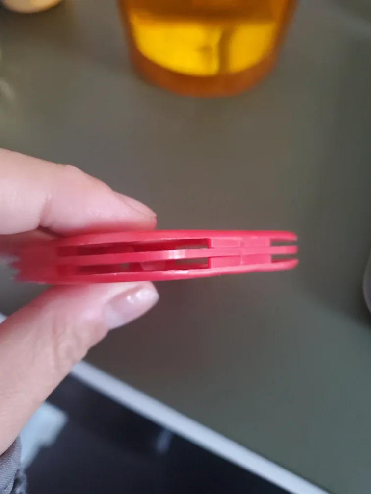 Red Plastic Coin holder image indicator(2)