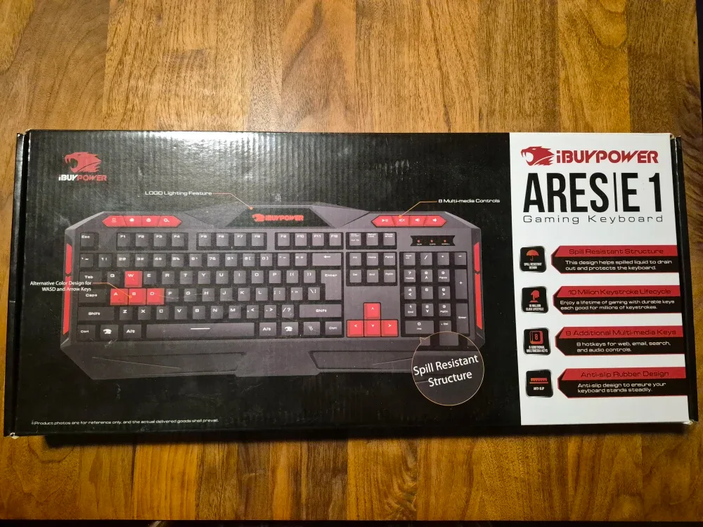 iBUYPOWER ARES E1 Gaming Keyboard - Like New