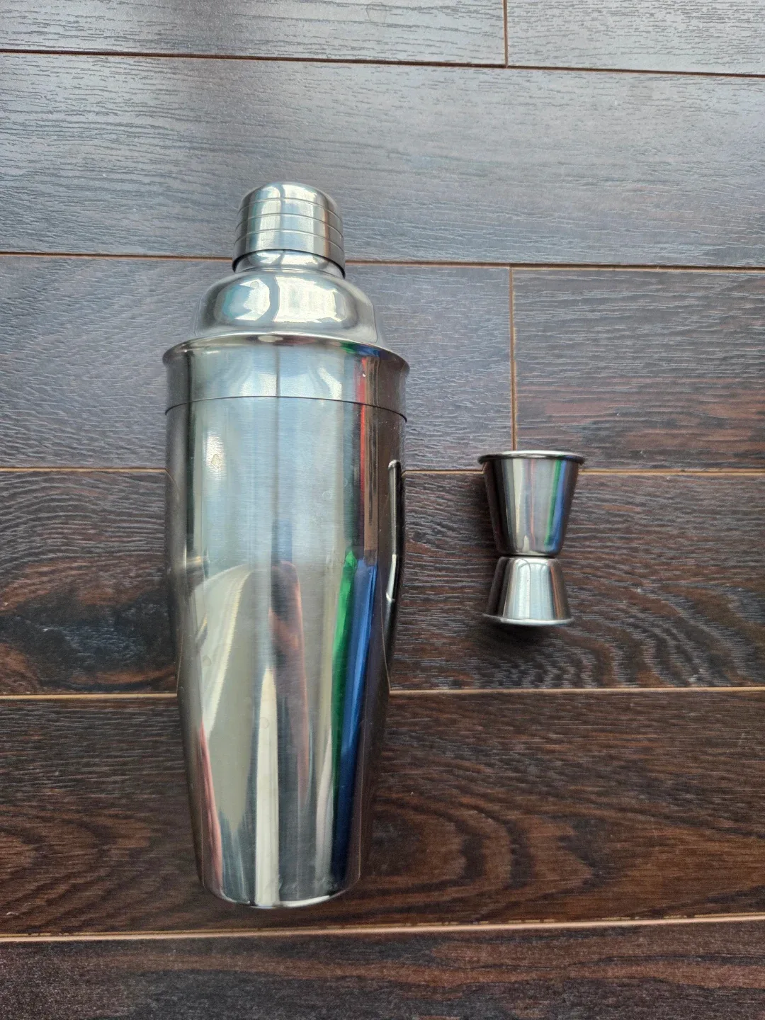 Stainless Steel Cocktail Shaker and measure thumbnail