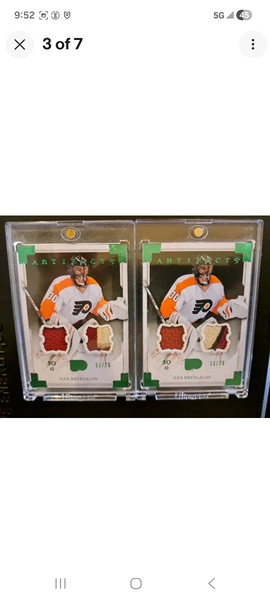 Ilya Bryzgalov 2013-14 Artifacts Hockey Card Lot - photo 3