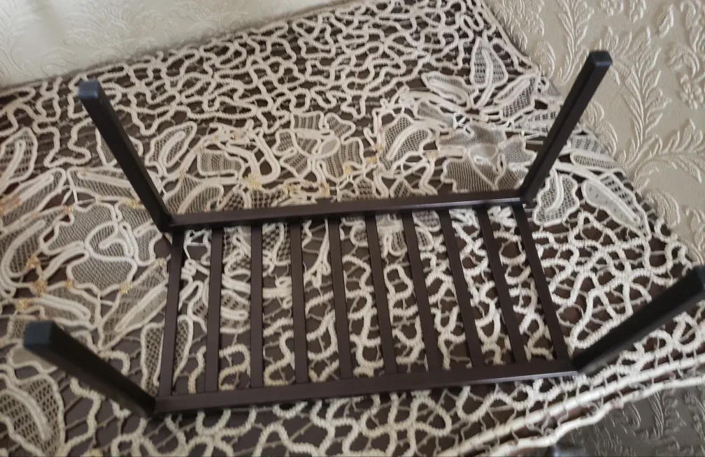 Brown Metal Shelf - 11x6x5 inches image indicator(2)