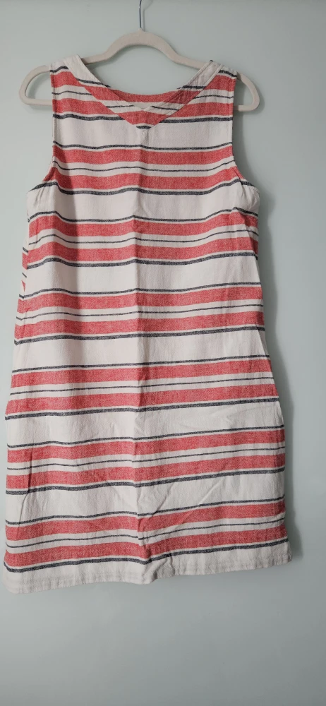 M&S Collection Orange Mix Striped Dress - Size 10 - photo 2