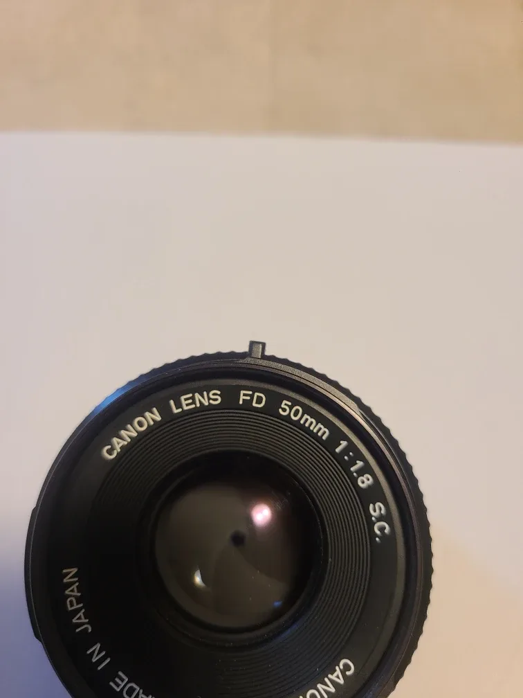 Canon Lens FD 50mm 1:1.8 S.C. image indicator(2)