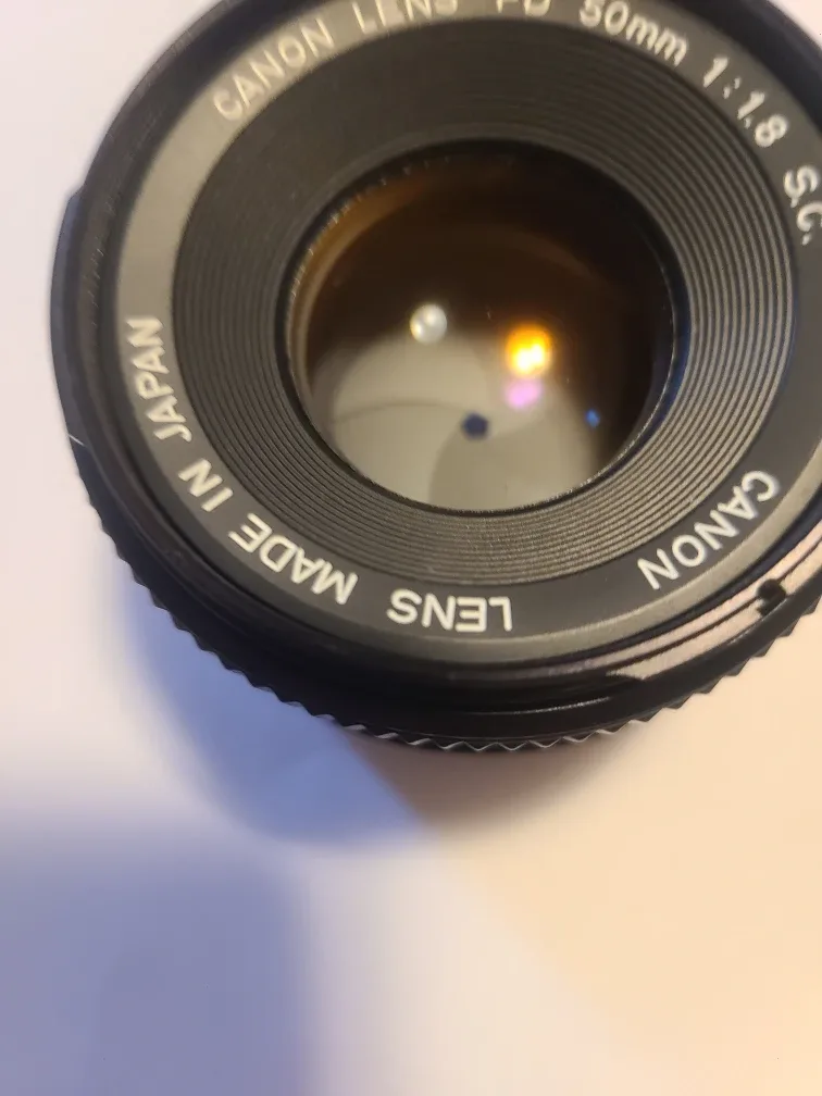 Canon Lens FD 50mm 1:1.8 S.C. image indicator(3)
