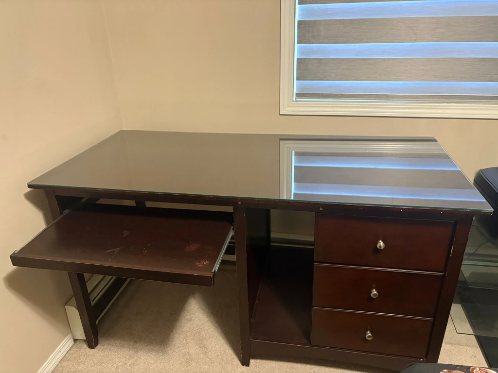 Glass Top Desk for study and work - photo 2
