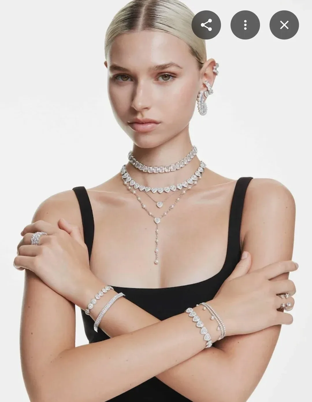 Swarovski Idyllia Heart Necklace image indicator(3)