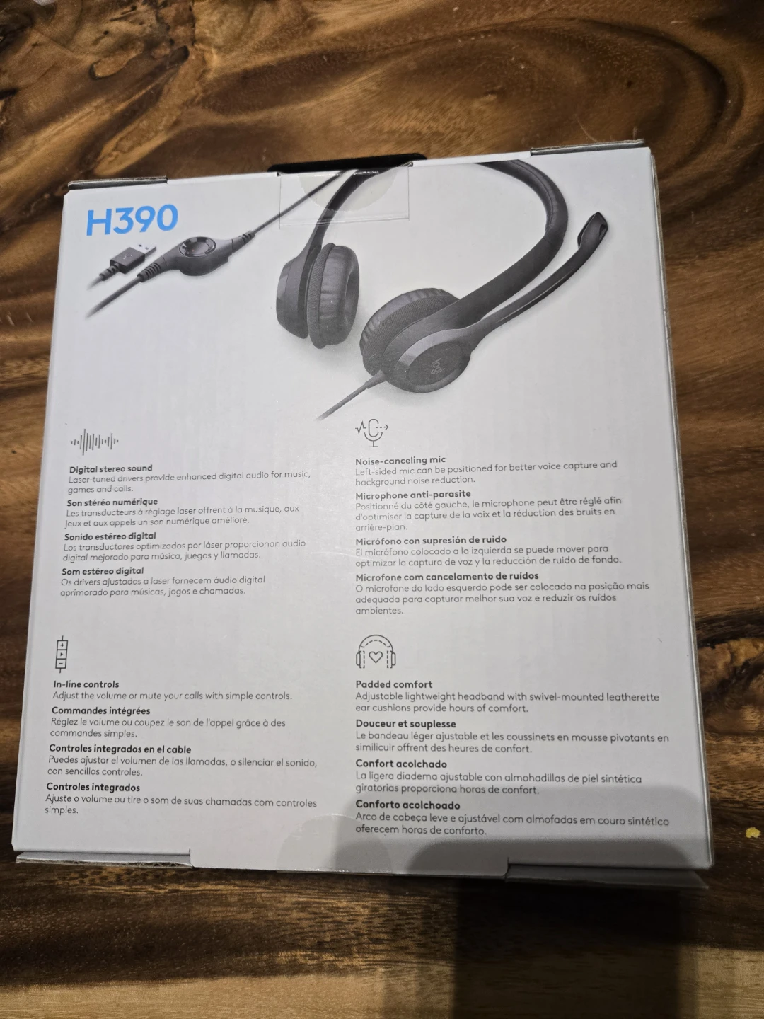 Logitech H390 USB Computer Headset - New! - photo 2