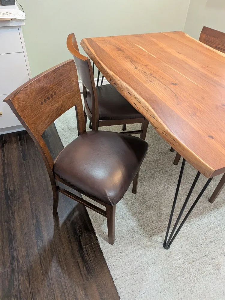 Structube Live Edge wood dining table image indicator(3)